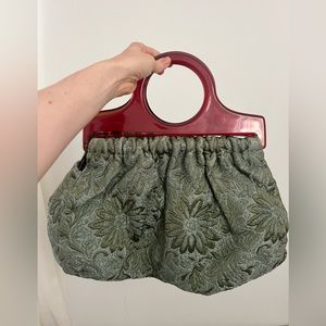 Vintage floral handbag